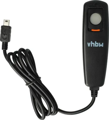 Produktbild von vhbw Fernauslöser Fernbedienung Kabel kompatibel mit Fujifilm FinePix HS25, HS22EXR, HS20EXR, HS22, HS20 Kamera, 0,9 m, 2-stufige Auslösefunktion