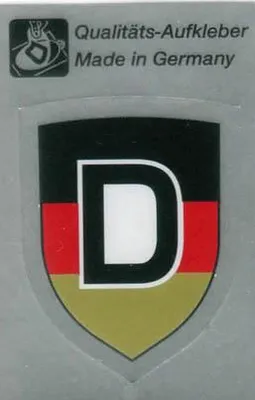 Produktbild von PVC-Aufkleber - Deutschland - Gr. ca. 3 x 6 cm - 301057/1