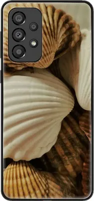 Produktbild von König Design Hülle kompatibel mit Samsung Galaxy A33 5G Kunststoff Soft Handyhülle - Handy Case Muscheln