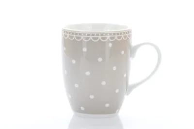 Obrázok produktu pre Eva, porcelánový hrnček, 0,37 l, sivé bodky, Thun 1794
