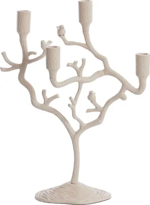 Produktbild von Light & Living - Kerzenständer JARDIA - 35x14x47cm - Weiß