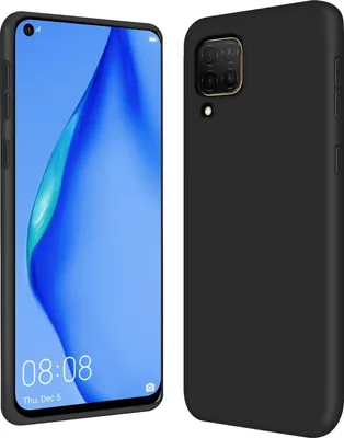 Image de Housse Huawei P40 Lite Housse de protection en gel de silicone pour téléphone portable, noir