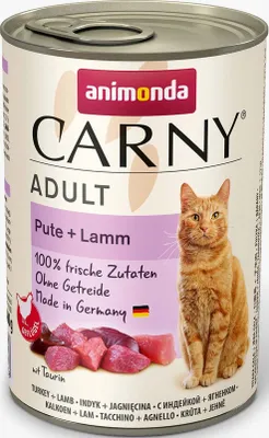 Produktbild von Animonda Carny Adult Pute & Lamm 400gx6