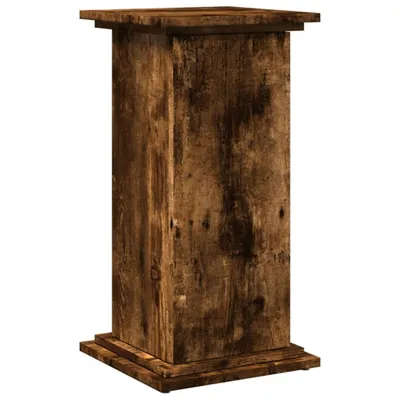 Obrázek produktu pro Výstavní stojan s úložným prostorem kouřový dub 31x30x60 cm
