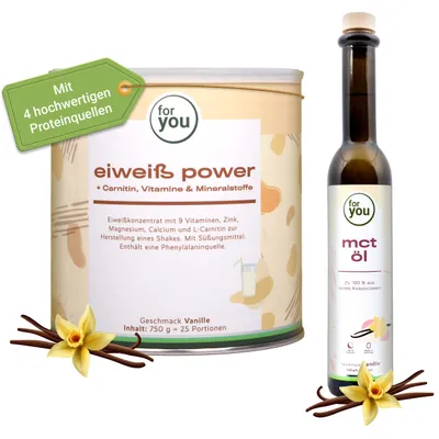 Zdjęcie produktu dla for you Białko + olej MCT