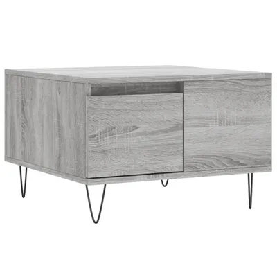 Image de vidaXL Table basse Gris Sonoma 55x55x36,5 cm Bois composite