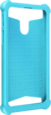Produktbild von Universal Schutzhülle aus Silikon für Smartphones 5.3'' bis 5.5'' – Türkisblau