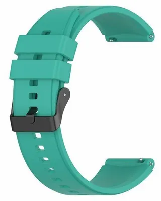 Produktbild von By Qubix Silikon-Schnallenarmband - Türkis - passend für Samsung Galaxy Watch 6 - 40 mm & 44 mm