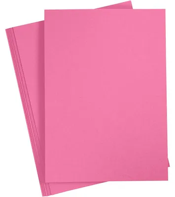 Immagine prodotto di Creativ Company Cartone rosa A4 220g, 10 pezzi.