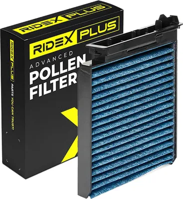 Produktbild von RIDEX PLUS 424I0514P Aktivkohle Innenraumfilter Pollenfilter für RENAULT Clio III Schrägheck (BR0/1, CR0/1) TWINGO II (CN0) CLIO II (BB0/1/2, CB0/1/2)