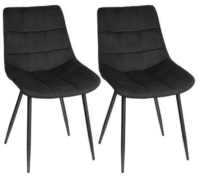 Image de Chaises de salle à manger - Chaises de salle à manger - Chaises - Chaises de bureau - Chaises de réception - Lot de 2