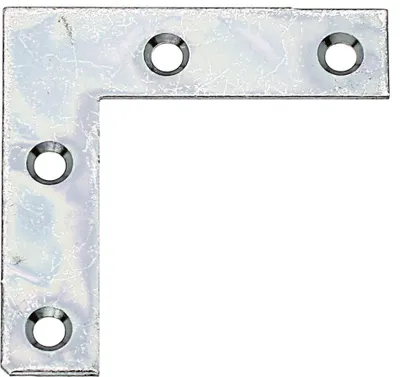 Immagine prodotto di Alberts 848927 Supporto per mobili, zincato sendzimir, 50 x 50 x 10 mm, set da 60