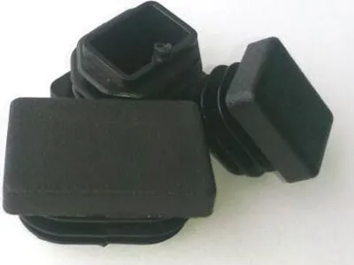 Produktbild von Stahldübel rechteckig 50x80mm, schwarz - Packung 1 Stück