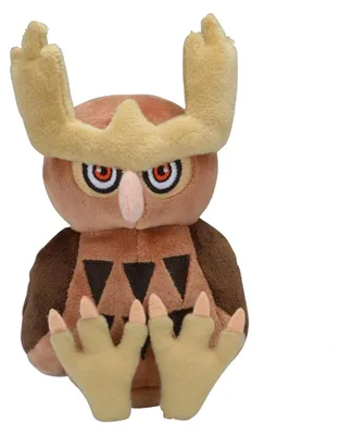Produktbild von Pokemon Noctuh Kuscheltier - 17 cm Plüschtier Noctowl