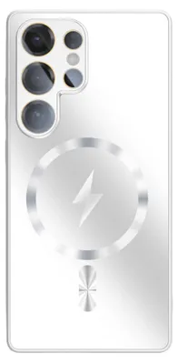 Image de Coque de protection magnétique MagSafe pour Samsung Galaxy S26 Ultra 5G, avec protection de l'appareil photo, de couleur blanche