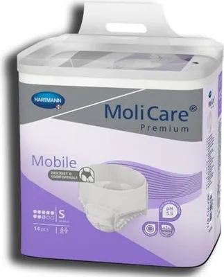 Zdjęcie produktu dla HARTMANN Molicare Premium Mobile 8 kropli rozmiar S 1 torebka 14 sztuk
