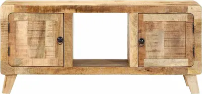 Immagine prodotto di Mobile Porta TV 105x46x32 cm in Massello di Mango Grezzo