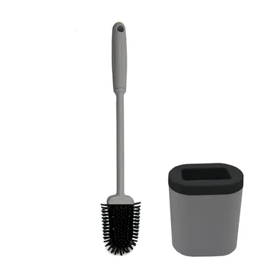 Produktbild von WC Klobürste Silikon Wandhalterung Klebend Toilettenbürste Bürste Wandmontage ohne Bohren