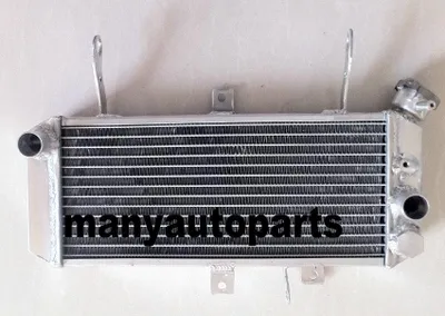 Imagen del producto de Radiador de aluminio para motocicleta: 40% más de capacidad de refrigeración, acabado pulido, duradero