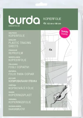 Produktbild von Burda Kopierfolie, 4x 122 x 100 cm