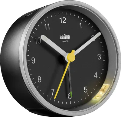 Produktbild von Braun BC 12 SB Quarzwecker silber-schwarz