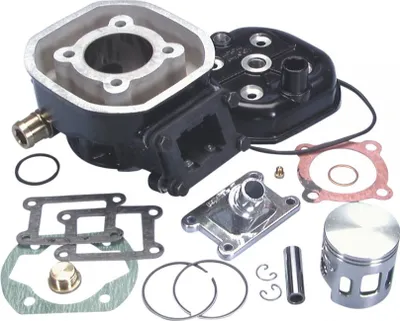 Image de Kit de cylindre Polini en aluminium, modèle Sport, 70 ccm, diamètre 47 mm, refroidissement liquide, pour Malaguti MRX