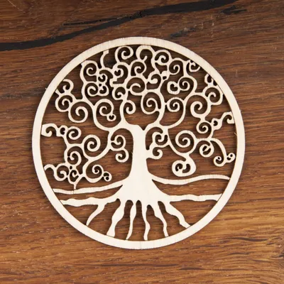 Produktbild von Yggdrasil aus Holz 8 cm