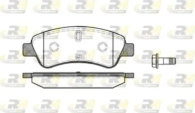 Produktbild von ROADHOUSE Bremsbeläge Satz Vorne Bremsklötze für OPEL Corsa F 2840.10