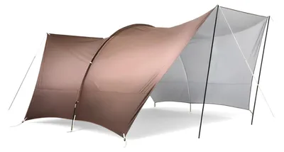 Produktbild von BISINNA Tunnelzelt Sonnensegel Camping Vordach Outdoor 180°