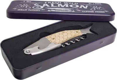 Image de Tire-bouchon en acier Wild Salmon