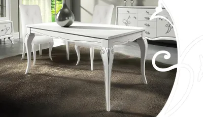 Zdjęcie produktu dla Stół do jadalni Rozkładany Stół xxl Stoły Nowoczesne Drewno Jadalnia Design Biały Nowy