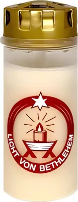 Produktbild von Weihnachtskerze Öllicht Grablicht "Licht von Bethlehem"