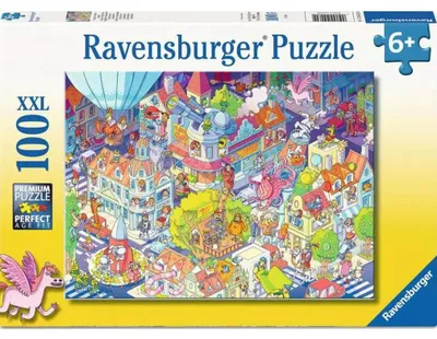 Produktbild von Kinderpuzzle 100 XXL Teile - Trubel in Chaoshausen
