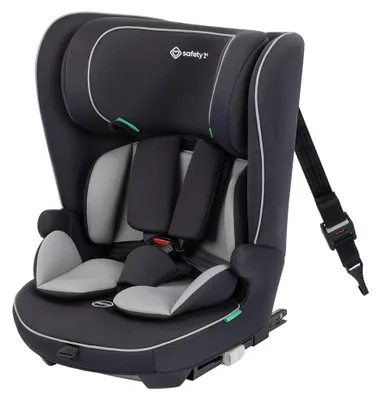 Produktbild von Safety 1st Lunar i-Size, Mitwachsender Kindersitz, 15Monate–12Jahre (76–150cm), ISOFIX Kindersitz Auto, 13 Kopfstützenstufen, Seitenaufprallschutz, Black