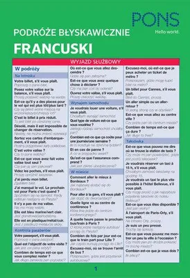Zdjęcie produktu dla Podręczny zbiór zwrotów francuskich Książka dla podróżujących