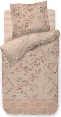 Produktbild von Pip Studio Perkal-Bettwäsche-Garnitur Amor De Dios Farbe Sand Größe 200x200+2x80x80 cm