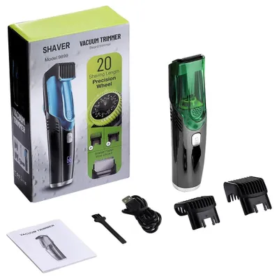 Obrázok produktu pre Strihač vlasov, zber prachu, vodotesný dizajn, zelená farba