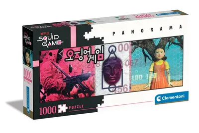 Obrázok produktu pre Clementoni Puzzle 1000El Panorama Squid Game. Netflix 39694