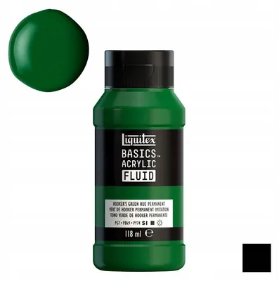 Productafbeelding van Liquitex Basic Fluid Acrylverf 118ml, Hooker's Green