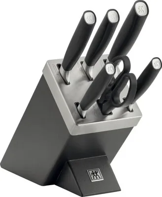 Obrázek produktu pro ZWILLING All*Star sada nožů s technologií KiS, 7 dílů, jasan, stříbrná-antracitová