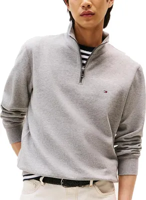 Produktbild von TOMMY HILFIGER ESSENTIAL Baumwolle ZIP MOC Grau