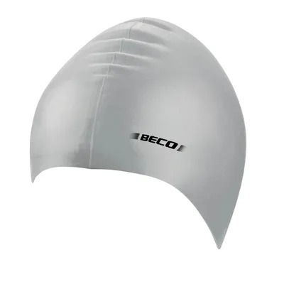 Produktbild von BECO-Beermann 7390-11, Silber, Kappe, Unisex, Erwachsener, Schwimmen, Silikon