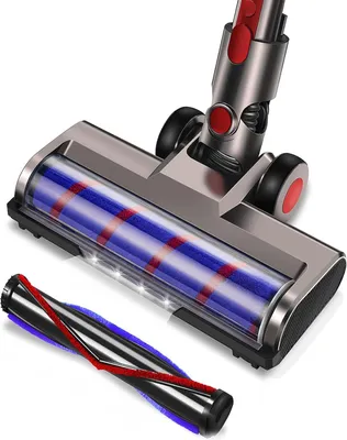 Ersatz-Staubsaugerkopf für Dyson V7–V15 mit LED und 2 Rollen