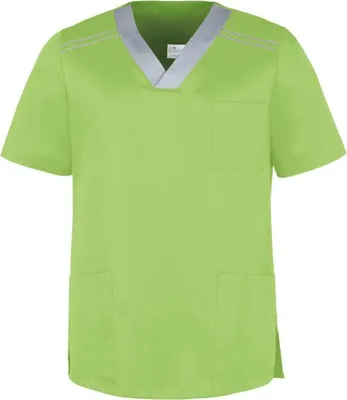 Image de Leiber 1344 : Veste courte à manches courtes, vert clair/gris argenté, taille L