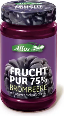 Produktbild von Allos - Frucht Pur 75% Brombeere - 250g