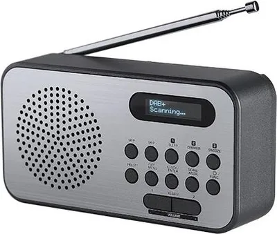 Zdjęcie produktu dla Thomson RT225DAB, Osobisty, Cyfrowy, DAB+, FM, PLL, LCD, Niebieski, Czarny, Metaliczny