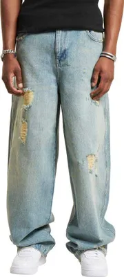 Obrázek produktu pro Pánské džíny DEF Loose Fit Jeans vintage blue destroyed - 36