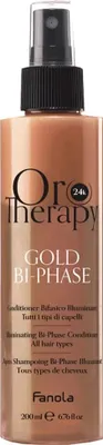 Produktbild von Fanola - Oro Therapy 24K Gold Bi-Phase Conditioner - Vyživující bezoplachový kondicionér ve spreji 200ml