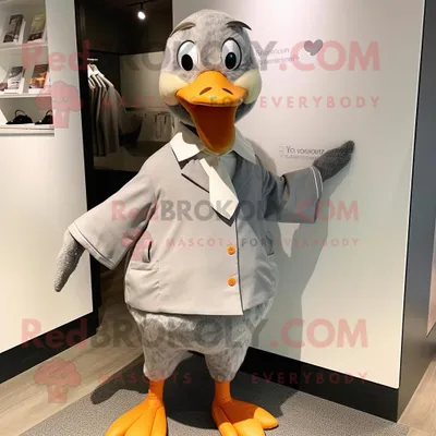 Produktbild von GrauGänse REDBROKOLY Maskottchen kostüm mit Strampler und Krawattennadeln