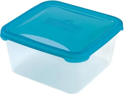Obrázok produktu pre Dóza "Polar Frost"Štvorcová 2,4L, 19,5X19,5X9,1Cm